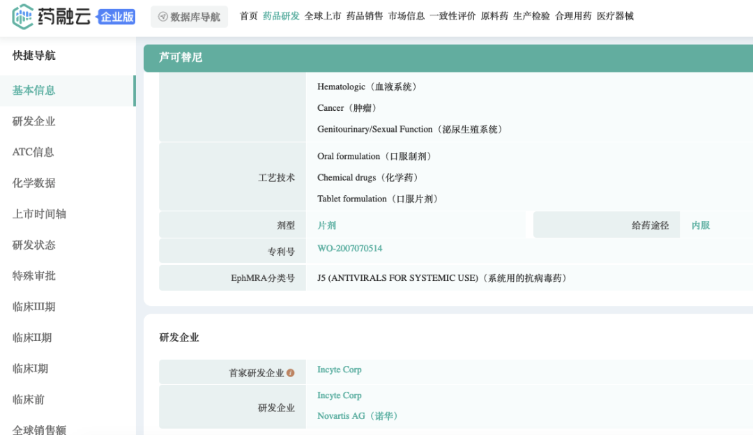 全球制药领域，十大热门被并购工具Incyte：超20年深耕